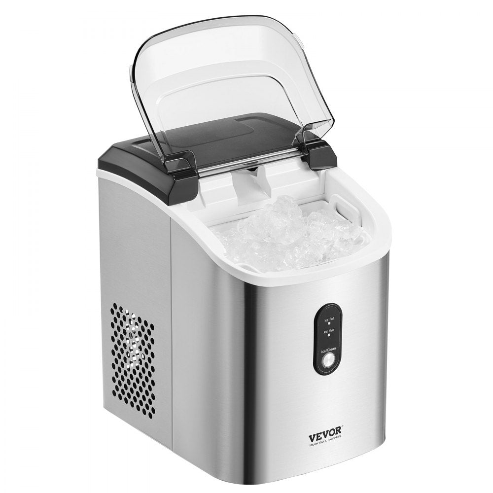 HZB-15N/S - Portable Nugget Ice Maker, 33 lbs Capacity, Self-Cleaning
