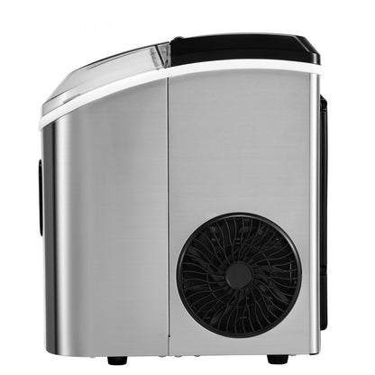 HZB-15N/S - Portable Nugget Ice Maker, 33 lbs Capacity, Self-Cleaning