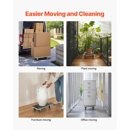SXT-0100 - Sturdy Furniture Dolly with 4 TPR Wheels for Easy Moving