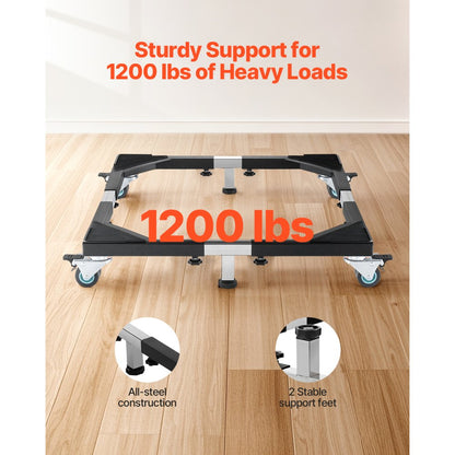 SS-DZ2 - Adjustable Mobile Base Dolly for Appliances, 23-36.6 Inch, 1200 lbs