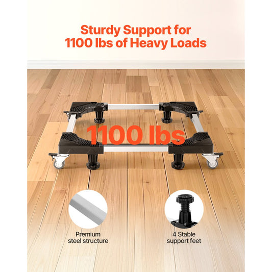 MDH08 - Adjustable 27.5-35.4 Inch Mobile Dolly for Heavy Appliances