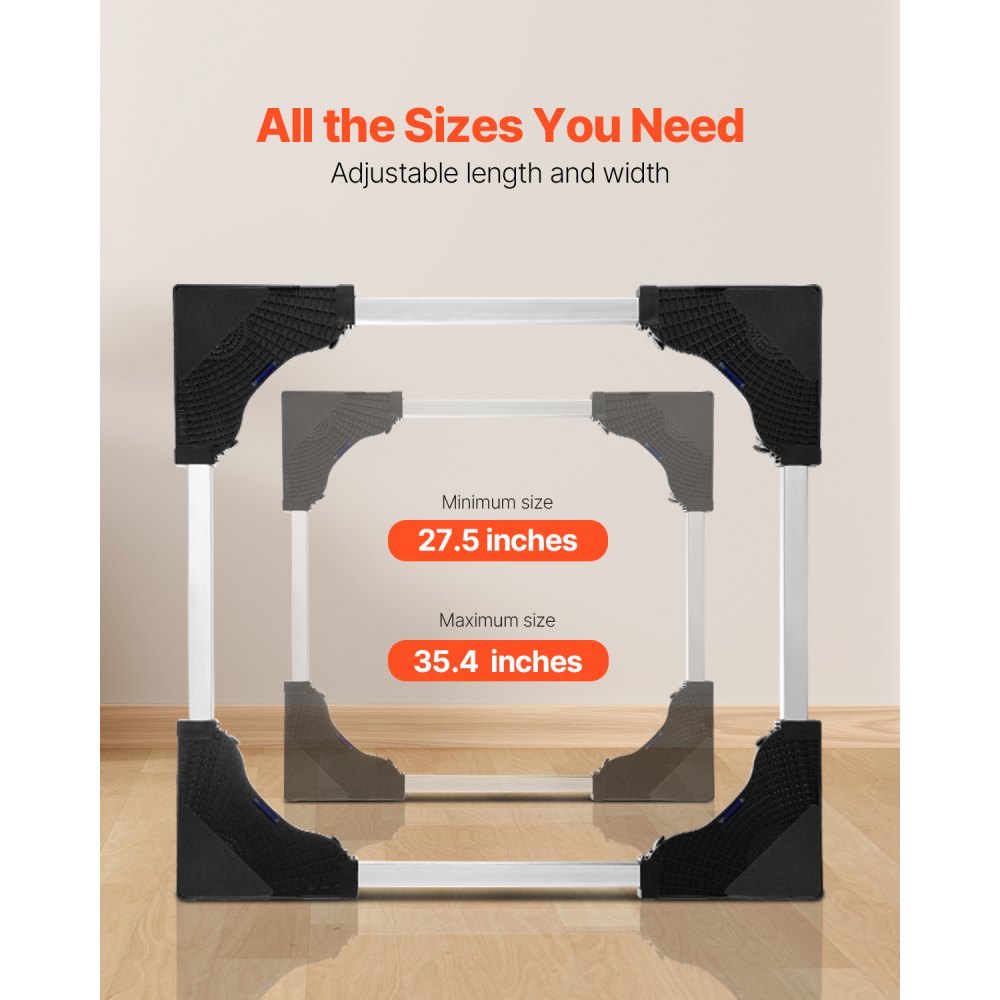 MDH08 - Adjustable 27.5-35.4 Inch Mobile Dolly for Heavy Appliances