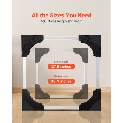 MDH08 - Adjustable 27.5-35.4 Inch Mobile Dolly for Heavy Appliances