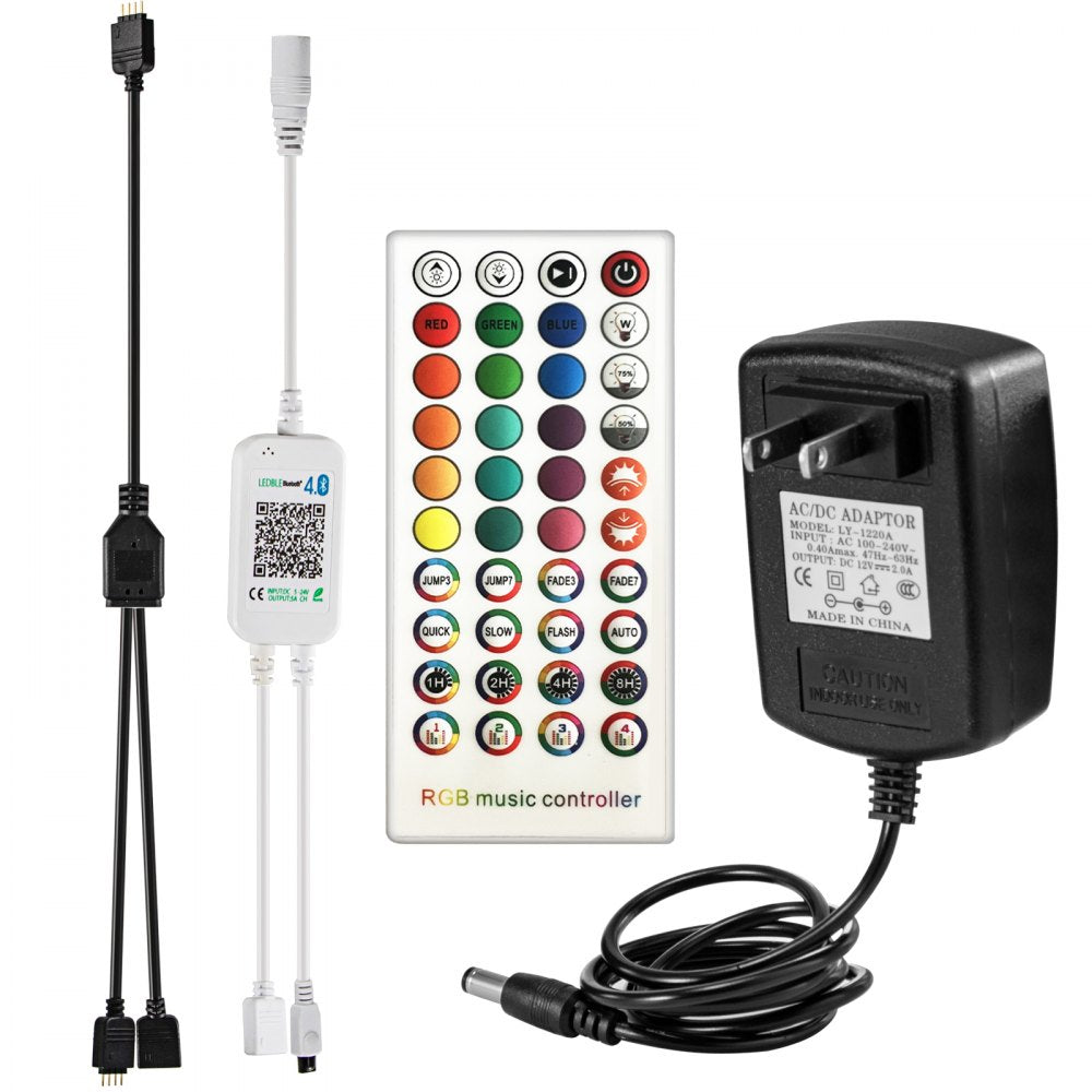 010905906537 - Acrylic LED Bottle Display Shelf with Remote Control, Holds 6 Bottles