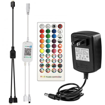 010905906537 - Acrylic LED Bottle Display Shelf with Remote Control, Holds 6 Bottles