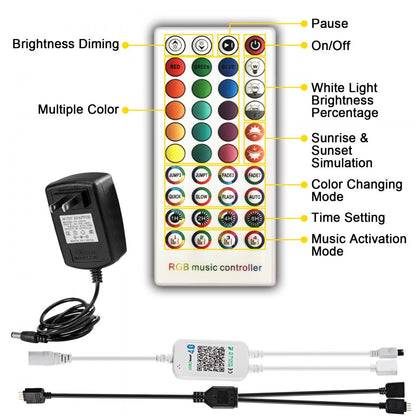 010905906537 - Acrylic LED Bottle Display Shelf with Remote Control, Holds 6 Bottles