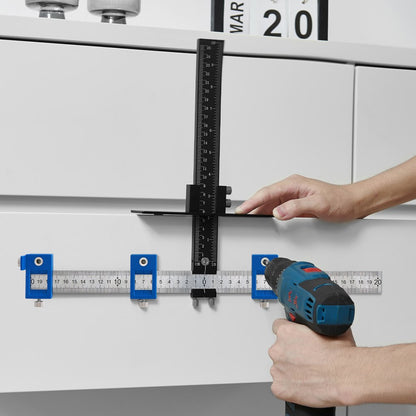 XRSS2304 - Durable Aluminum Cabinet Hardware Jig for Easy Installations