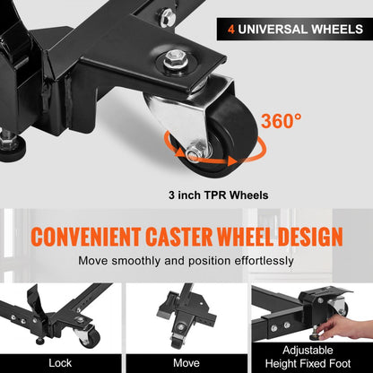 GZB88095 - Adjustable Mobile Base for Tools & Appliances, 1500 lb Capacity