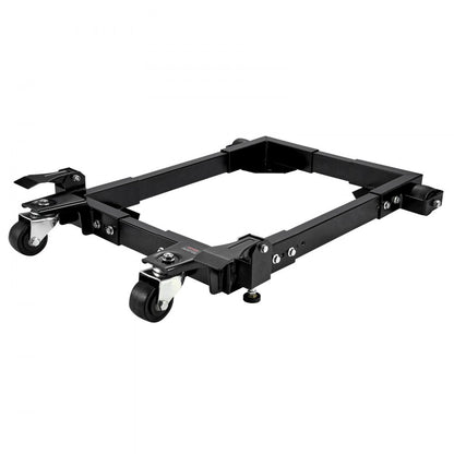 GZB88094 - Adjustable Heavy-Duty Mobile Base with Locking Wheels and Steel Frame