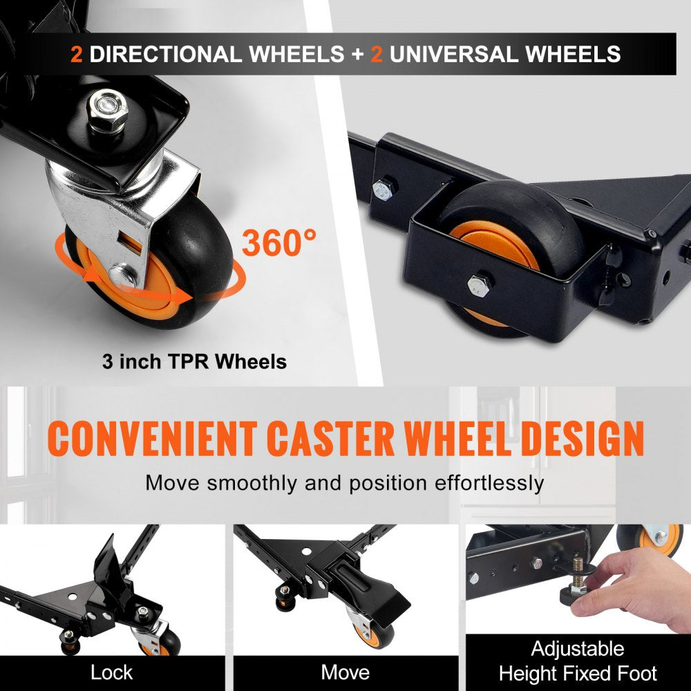 GZB88093 - Heavy-Duty Adjustable Mobile Base for Tools and Appliances