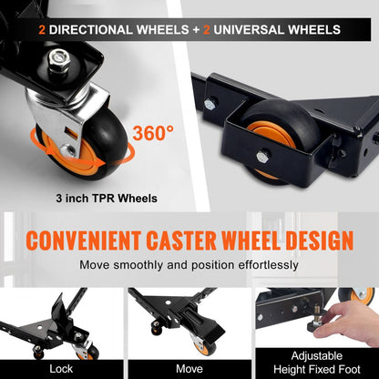GZB88093 - Heavy-Duty Adjustable Mobile Base for Tools and Appliances