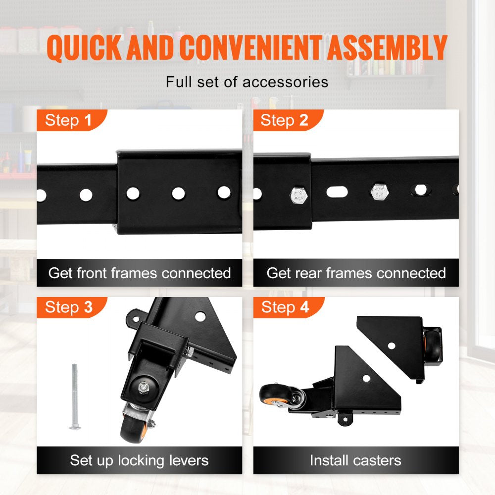 GZB88093 - Heavy-Duty Adjustable Mobile Base for Tools and Appliances