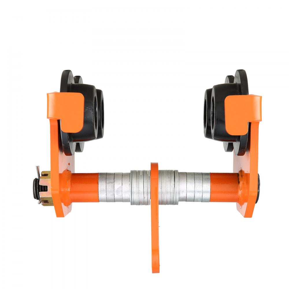 2T-K - 4400 lbs Adjustable Push Beam Trolley with Dual Wheels