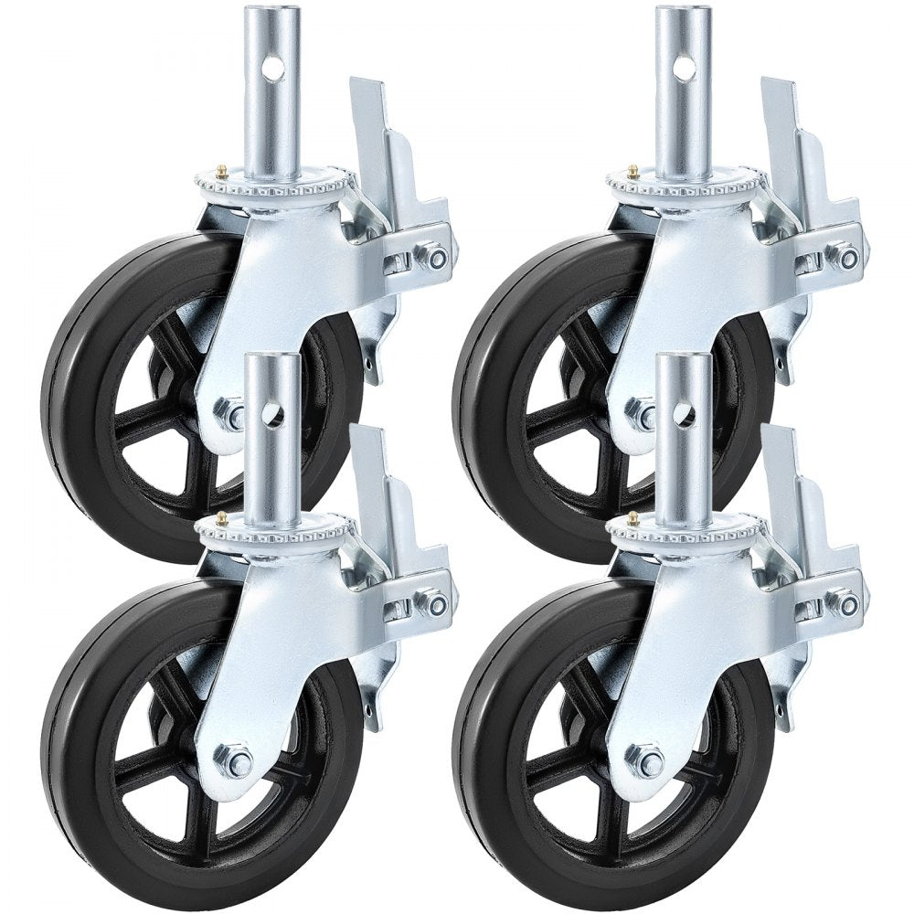 010153072932 - Heavy Duty 8" Caster Wheels, 1100lbs Capacity, 360° Rotation