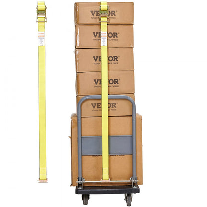 XMES50-8 - 2" x 15' VEVOR Tie Down Straps with 4400 lb Strength
