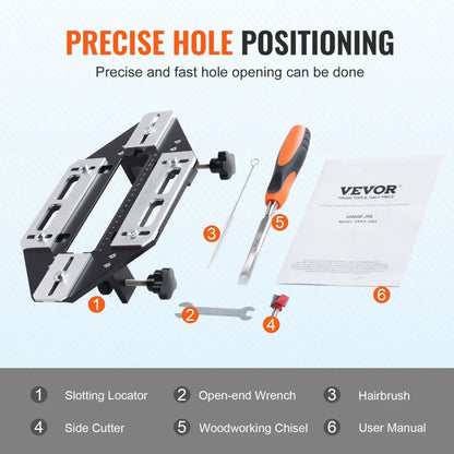 SXRJL-2303 - Durable Aluminum Door Hinge Jig for Precise Woodworking