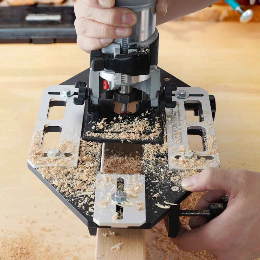 SXRJL-2303 - Durable Aluminum Door Hinge Jig for Precise Woodworking