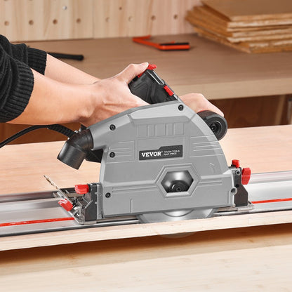 80165 - 6.5" Track Saw with 4500 RPM Motor for Precision Cutting