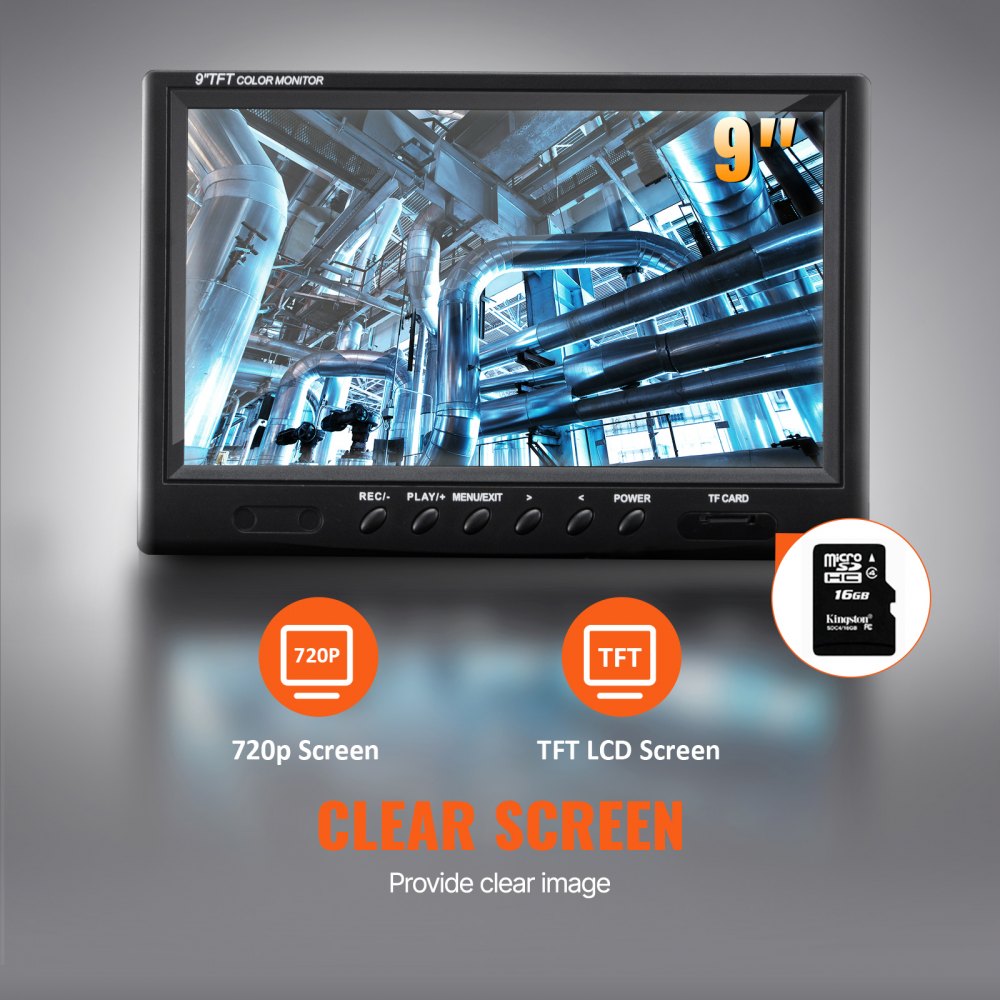 010920552602 - 9-inch 720p Sewer Camera for Detailed Pipe Inspections