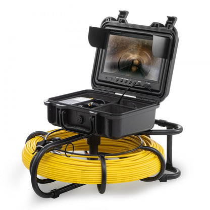 010963382886 - 9-Inch Waterproof Sewer Camera with 300ft Cable & LED Lights