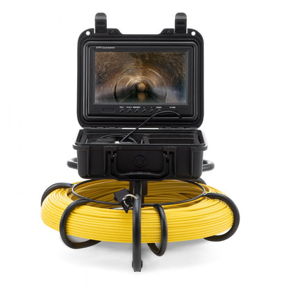 010963382886 - 9-Inch Waterproof Sewer Camera with 300ft Cable & LED Lights