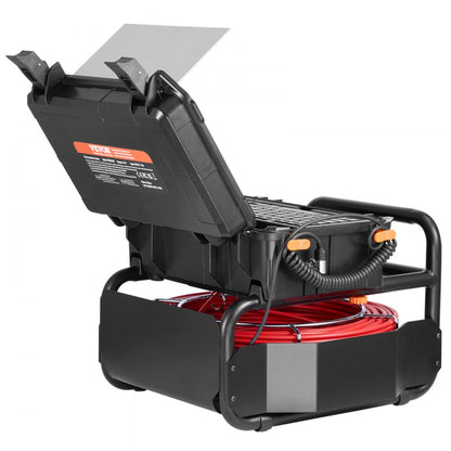 WP9612FT - 165FT Self-Leveling Sewer Camera with 10.1" Touchscreen & 12 LED Lights