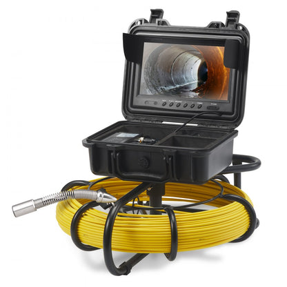 010469962801 - 9" VEVOR Sewer Camera with 720p Screen & DVR Function