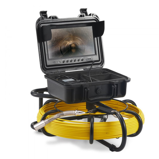 010469962801 - 9" VEVOR Sewer Camera with 720p Screen & DVR Function
