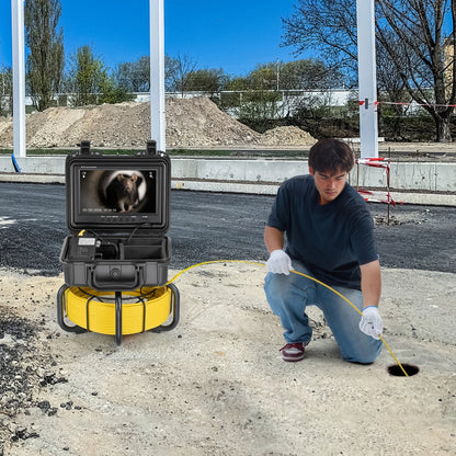 WP9608F - 98FT Self-Leveling Sewer Camera with 9" HD Screen & 36X Zoom