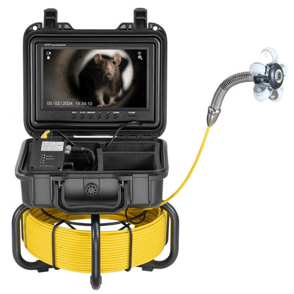 WP9608F - 165FT VEVOR Self-Leveling Sewer Camera with 9" HD Screen