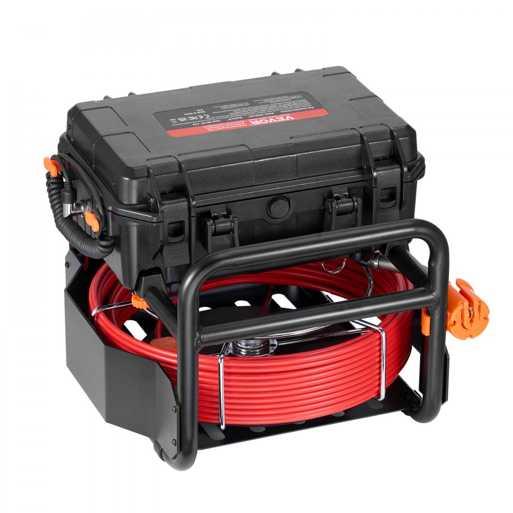 WP9612FT - 165FT Self-Leveling Sewer Camera with 9" HD Screen and 512Hz Transmitter