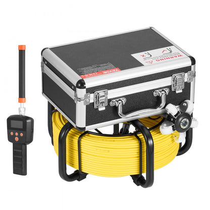 WP9608FTR - 165FT Self-Leveling Sewer Camera with 9" HD Screen & 512Hz Locator