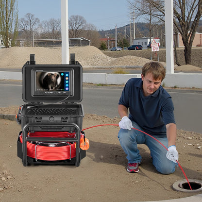 WP9612FT - 98FT Self-Leveling Sewer Camera with 9" HD Screen & 512Hz Transmitter
