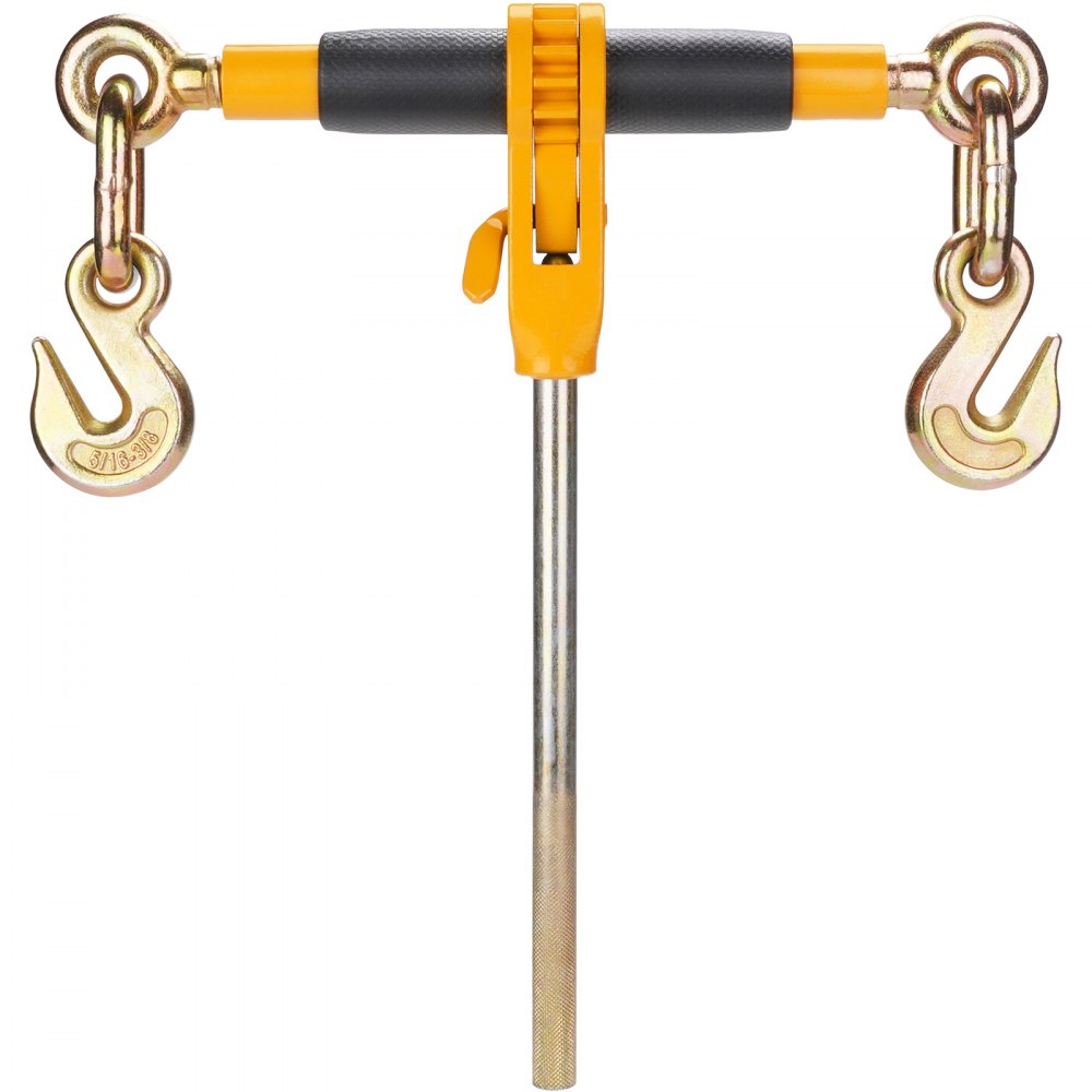5/16-3/8 Load Binders - Heavy-Duty 7,100 lbs Ratchet Chain Binder with G80 Hooks