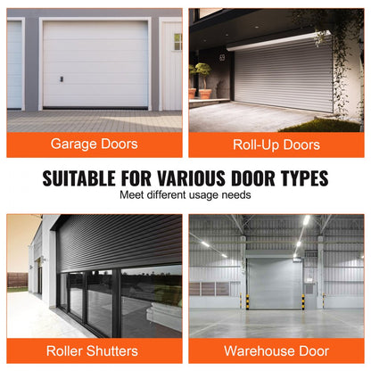 JN-16FT-AL - 16ft Durable Rubber Garage Door Seal with Insulation & O-ring