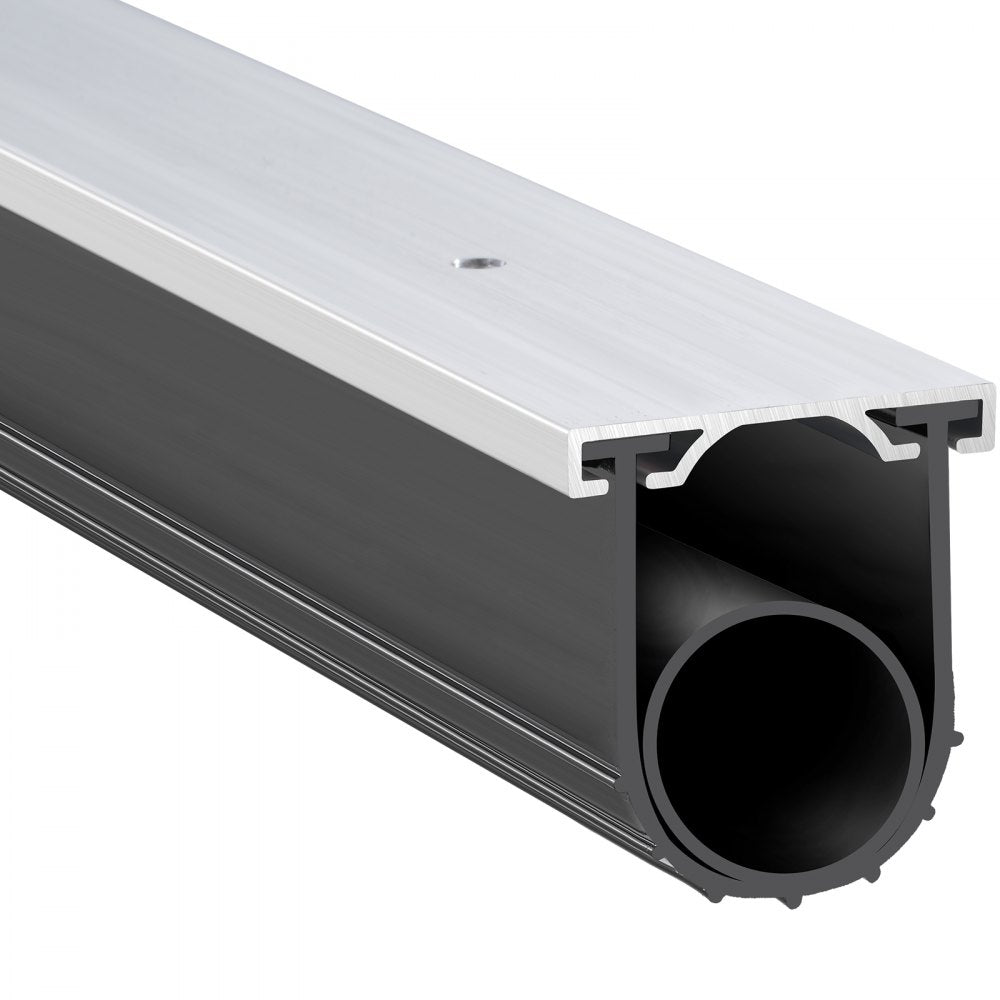 JN-16FT-AL - 16ft Durable Rubber Garage Door Seal with Insulation & O-ring