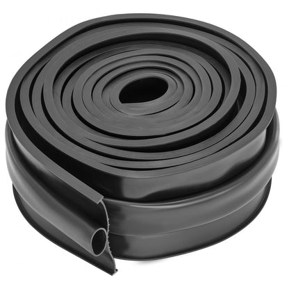 JN-16FT-AL - 16ft Durable Rubber Garage Door Seal with Insulation & O-ring