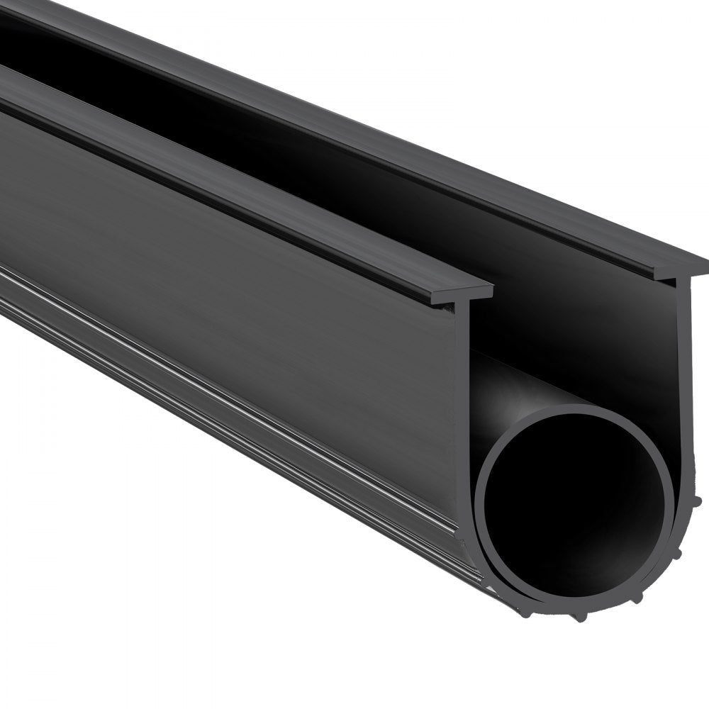 JN-20FT - 20ft Durable Rubber Garage Door Seal with U-shaped & O-ring Design