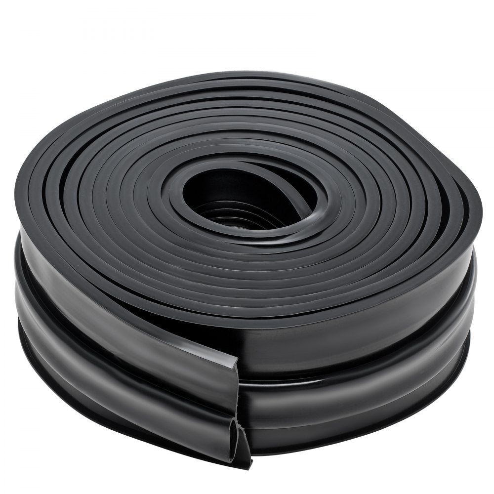 JN-20FT - 20ft Durable Rubber Garage Door Seal with U-shaped & O-ring Design