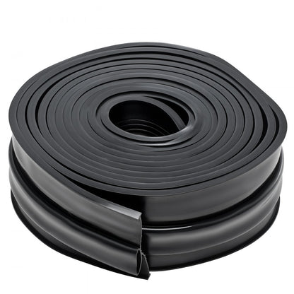 JN-20FT - 20ft Durable Rubber Garage Door Seal with U-shaped & O-ring Design