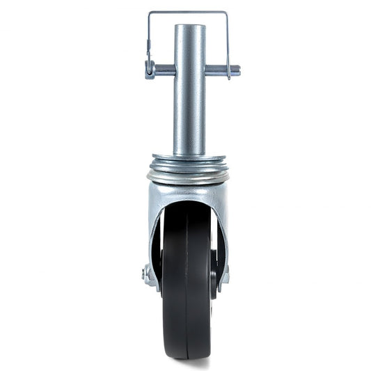 010374936492 - 5'' Heavy-Duty Rubber Scaffolding Wheels with Locking Casters