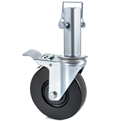 010776400742 - 4-Pack 5-Inch Heavy Duty Swivel Casters with 440lbs Capacity