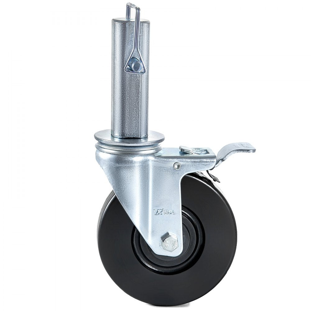 010776400742 - 4-Pack 5-Inch Heavy Duty Swivel Casters with 440lbs Capacity