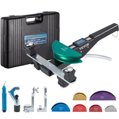 CT-999RF - VEVOR 90° Copper Pipe Bender with Carrying Case & 7 Dies