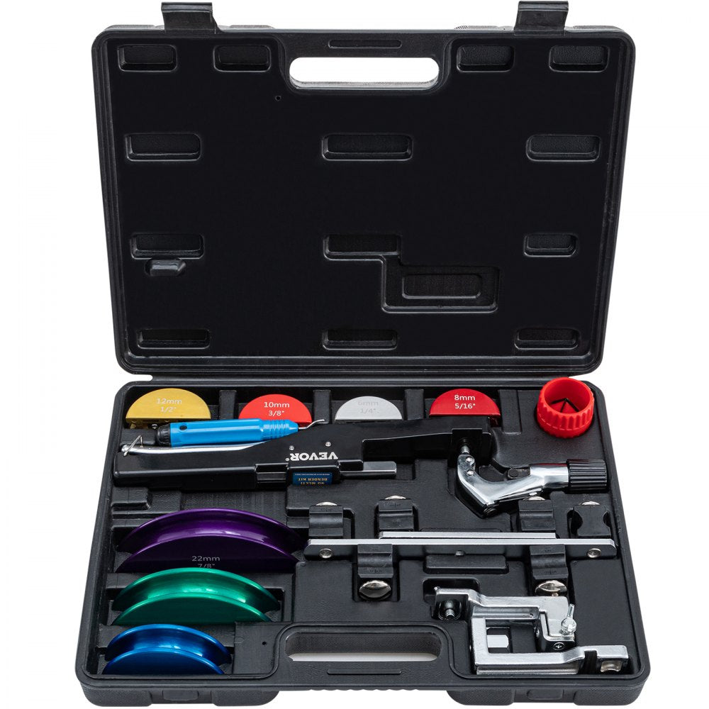 CT-999RF - VEVOR 90° Copper Pipe Bender with Carrying Case & 7 Dies