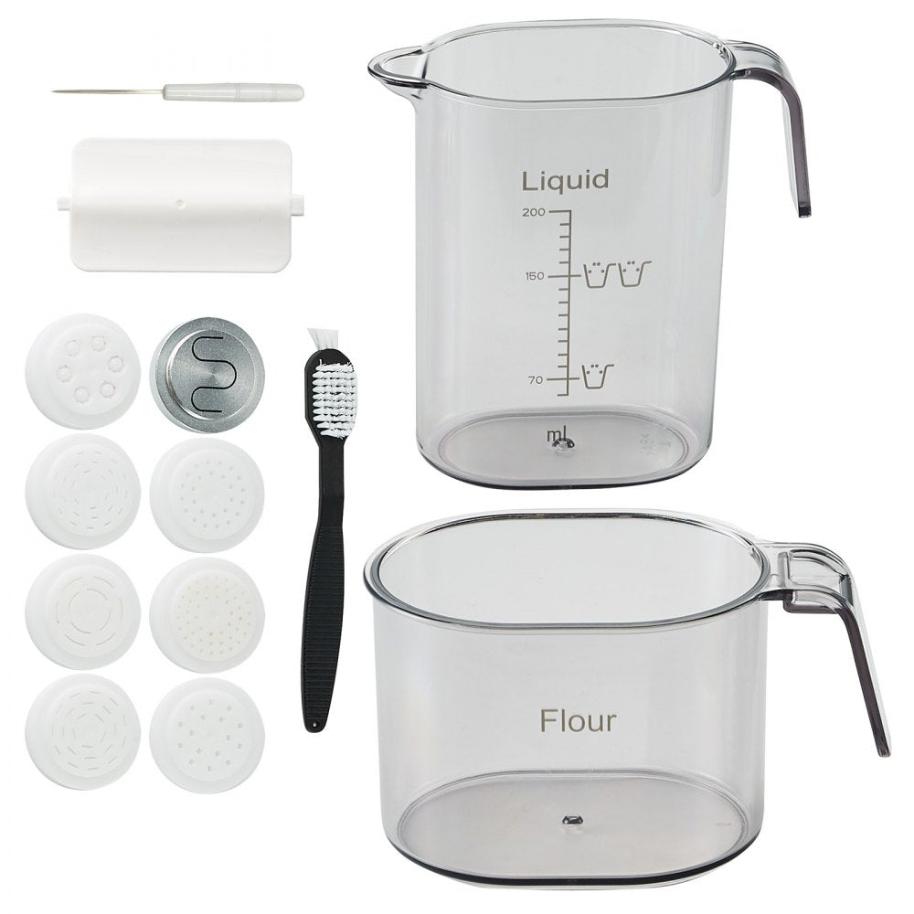 MT-2117 - Automatic 500g Electric Pasta Maker with 8 Shapes and Recipes