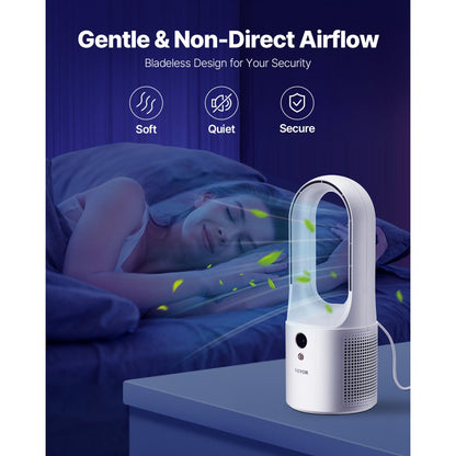 X25 - Bladeless Fan with 6 Speeds, Compact Design for Any Space