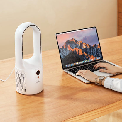 X25 - Bladeless Fan with 6 Speeds, Compact Design for Any Space