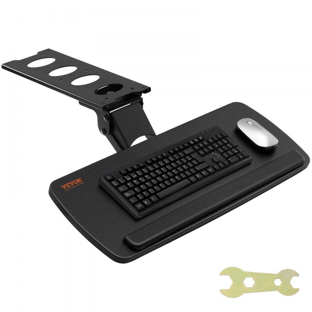 PE-KB01 - Adjustable Height Keyboard Tray with 7.5" Rise & Tilt Features