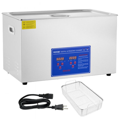 010353125527 - 30L VEVOR Ultrasonic Cleaner for Effective Dirt Removal